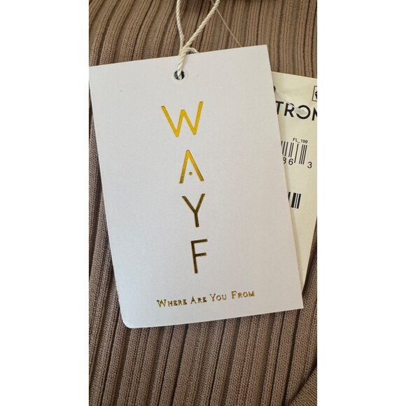 2/$30 NWT WAYF XS Ribbed Knit Long Sleeve Dress - Picture 13 of 16